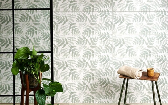 12 - Tiles At Source - Wandsworth - Leaf Style Wall Tiles