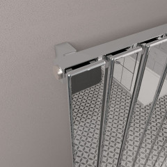 Dedington 600 x 1110mm Radiator - Chrome