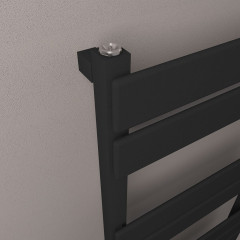 Dedington 1800 x 500mm Towel Rail - Matt Black