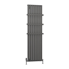 Sandhurst 1800 x 485mm Aluminium Radiator - Matt Anthracite