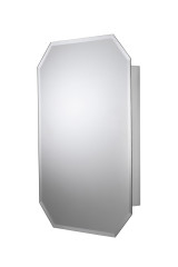 WC753005 Bevel-Edged Lozenge Cabinet-angle-left-closed