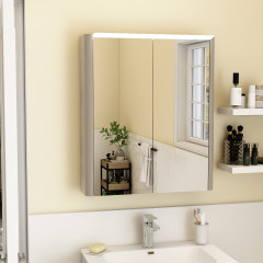 Suburb 600 Wall Mirror Cabinet In Matt Ash