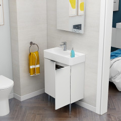 Blade 600 Matt Grey Floor Standing 45