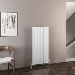 Malmesbury 1200 x 565mm Aluminium Radiator - Matt White