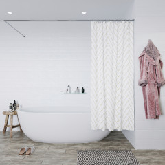 AF673003H Art Deco Shower Curtain