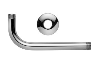 AM306041 Steel Shower Arm Chrome-top