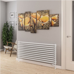Murano 600 x 1400mm Radiator - Gloss White