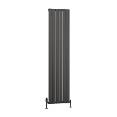 Sandhurst 1800 x 415mm Aluminium Radiator - Matt Anthracite