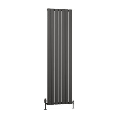 Sandhurst 1800 x 485mm Aluminium Radiator - Matt Anthracite